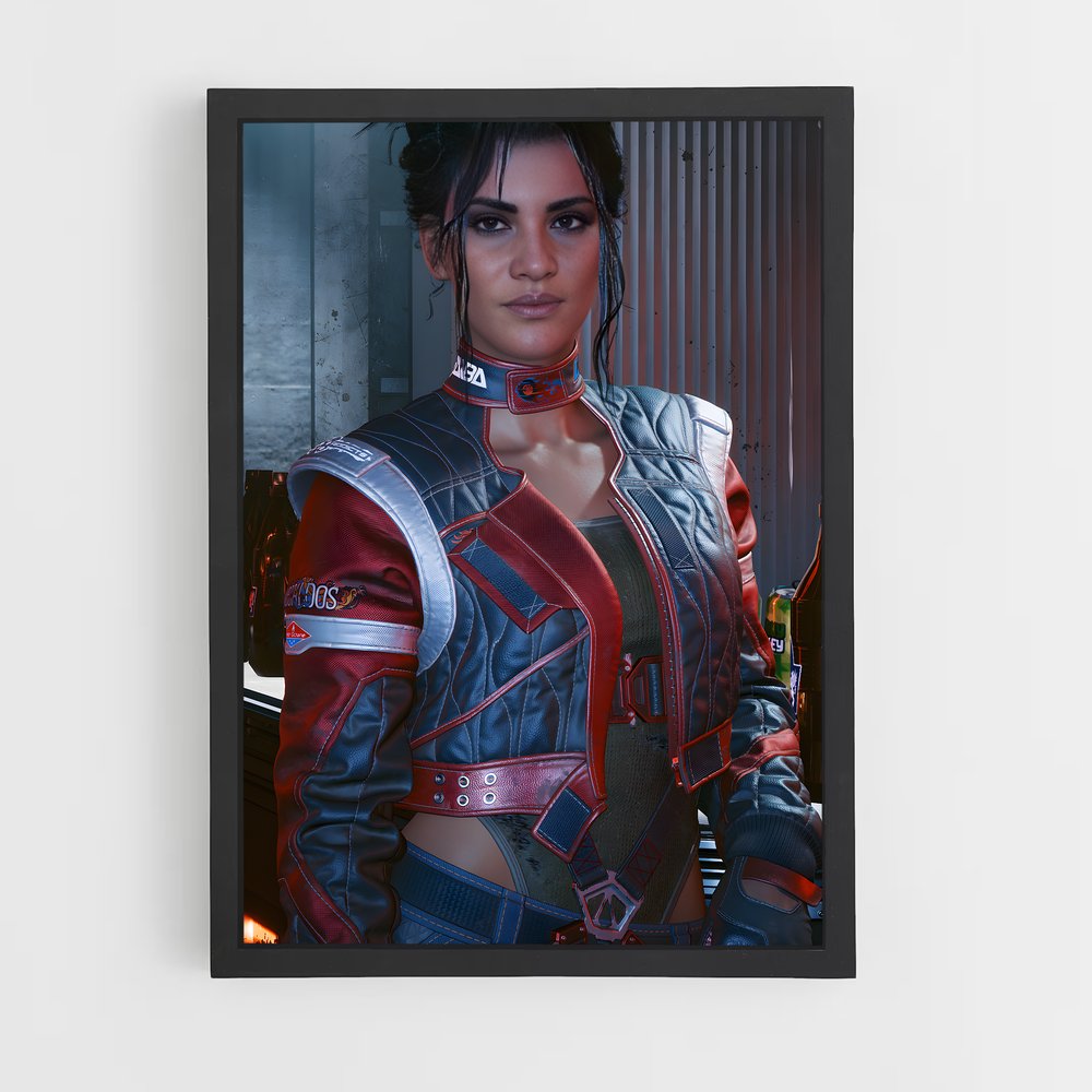 Poster Panam de palmer – affiche Cyberpunk (vue 2)